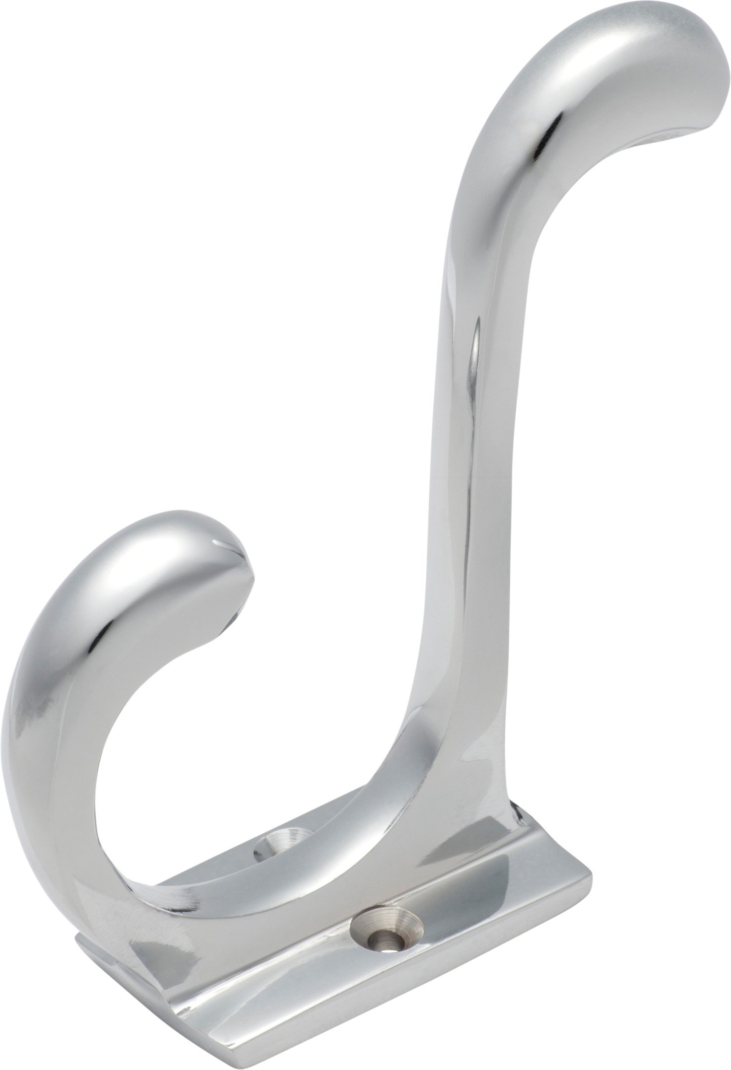 Double Robe Hooks - Chrome Plated - TradCo